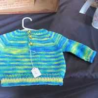 knitted baby items by Nancy Williams